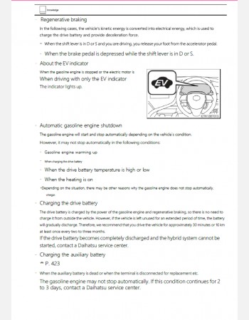 daihatsu altis 2019 owners manual in english